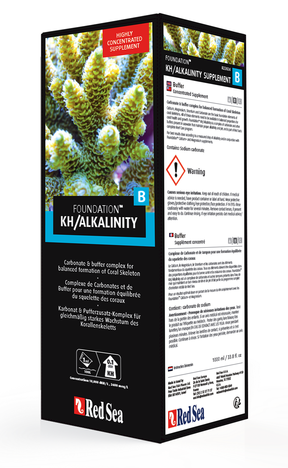 Foundation KH/Alkalinity (Alk) 1000ml