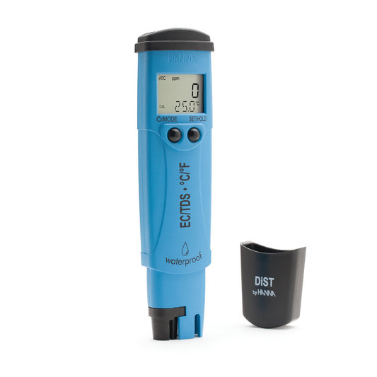 Tester DiST®5 f. Leitfähigkeit/TDS/°C, wasserdicht, (0-3999 µS/cm - 0-2000 mg/l)