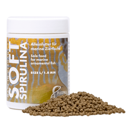 Marine Soft Spirulina Grösse L 250ml  Weiches Granulatfutter für Seewasserfische
