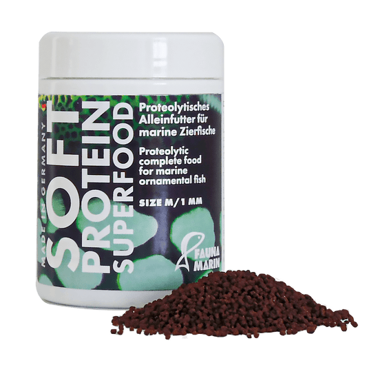Soft Protein Super Food Grösse M  250ml Proteolytisches Alleinfutter für Meerwasserzierfische
