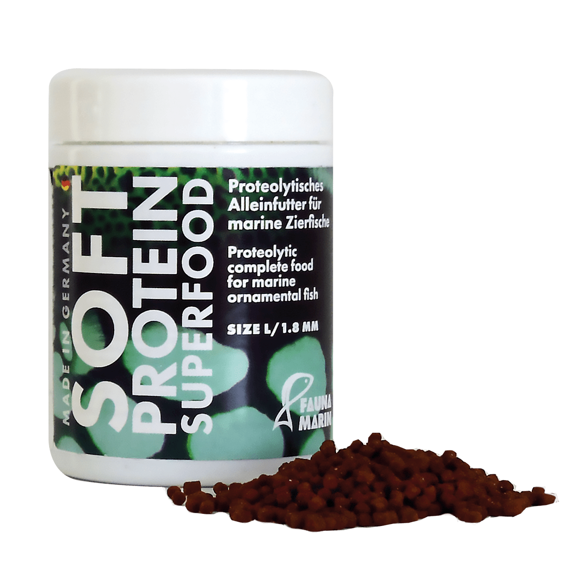 Soft Protein Super Food Grösse L  100ml Proteolytisches Alleinfutter für Meerwasserzierfische