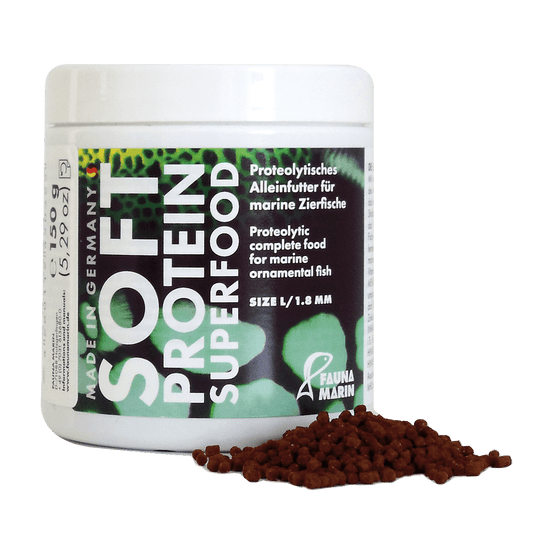 Soft Protein Super Food Grösse L   250ml Proteolytisches Alleinfutter für Meerwasserzierfische