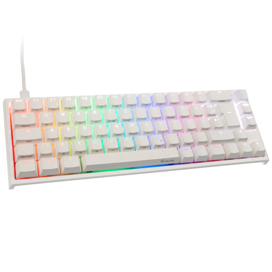 Ducky One 2 SF Gaming Tastatur, MX-Brown, RGB LED - weiß