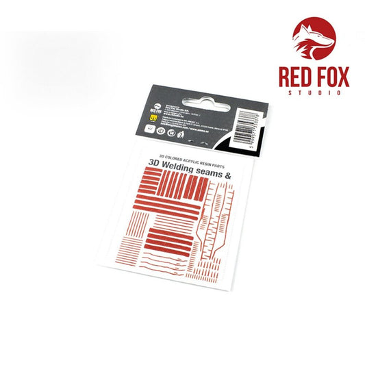 3D Welding Seams & Casting Scars vol.01 (3D acrylic colored resin upgrade parts)