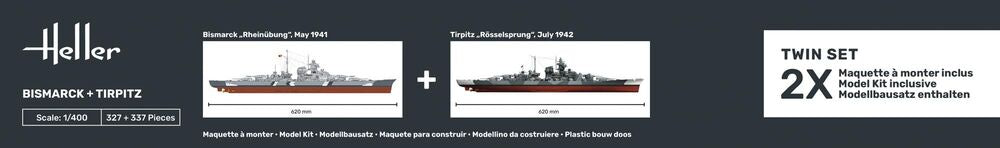 STARTER KIT Twin Set Bismarck + Tirpitz