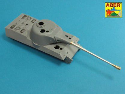 10,5cm KwK L/70 barrel with perforated muzzle brake for German Pz.Kpfw. VII Löwe or VK 7201(K)