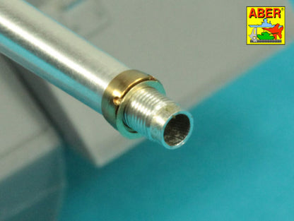 10,5cm KwK L/70 barrel with perforated muzzle brake for German Pz.Kpfw. VII Löwe or VK 7201(K)