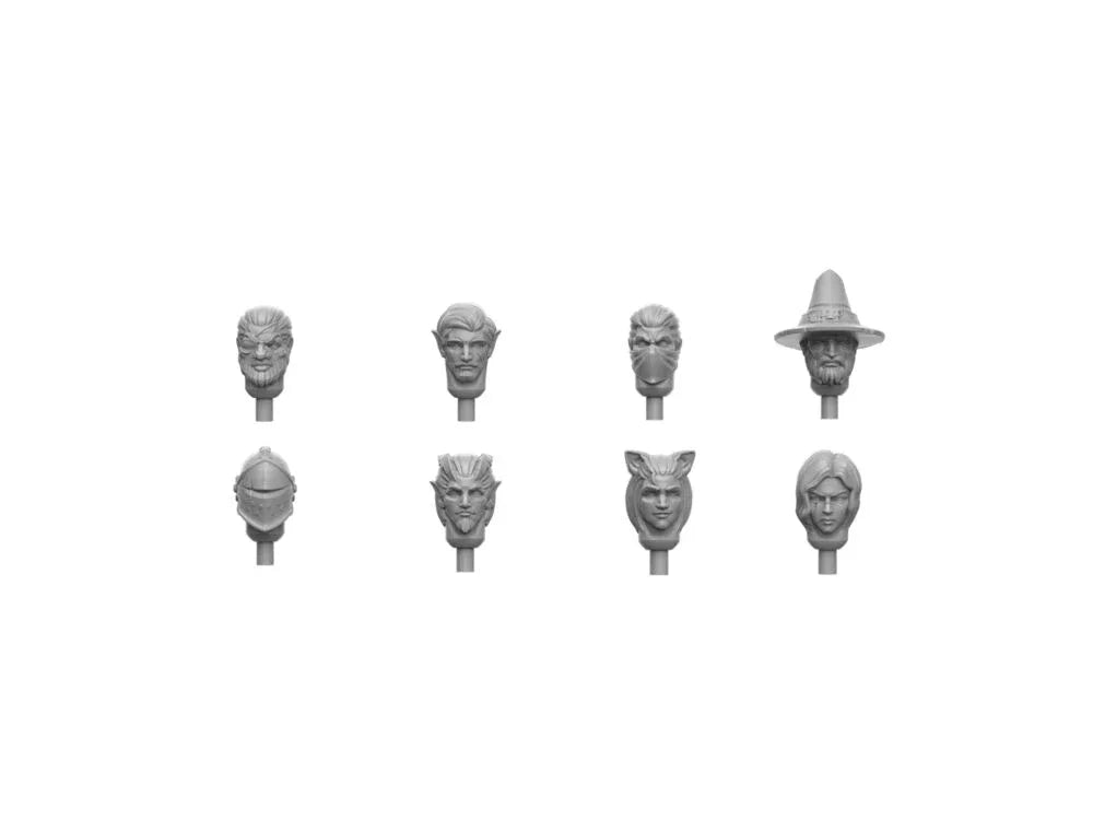 Male Head Sculpts Pack - PremiumHobby
