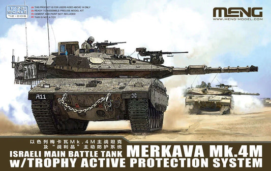 Israeli Main Battle Tank Merkava Mk.4M w/Trophy Active Protection System