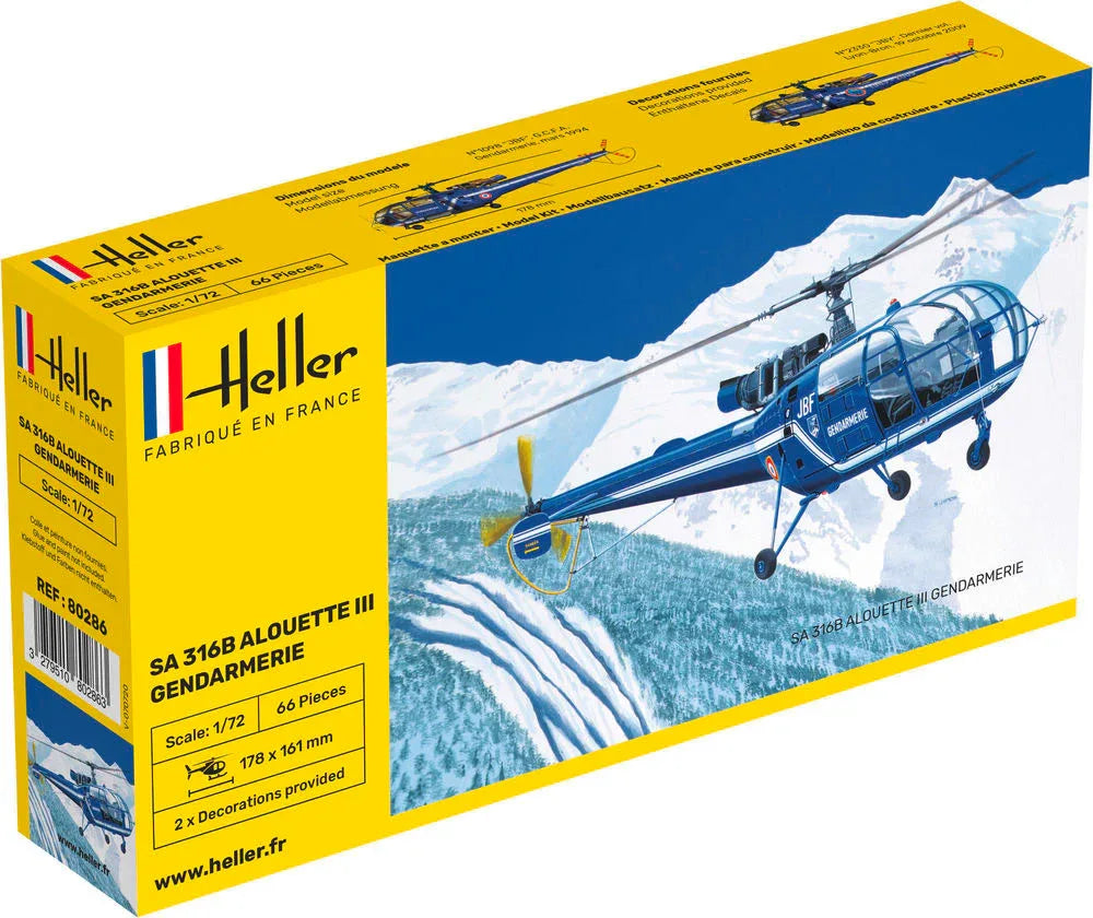 SA 316 Alouette III Gendarmerie - PremiumHobby
