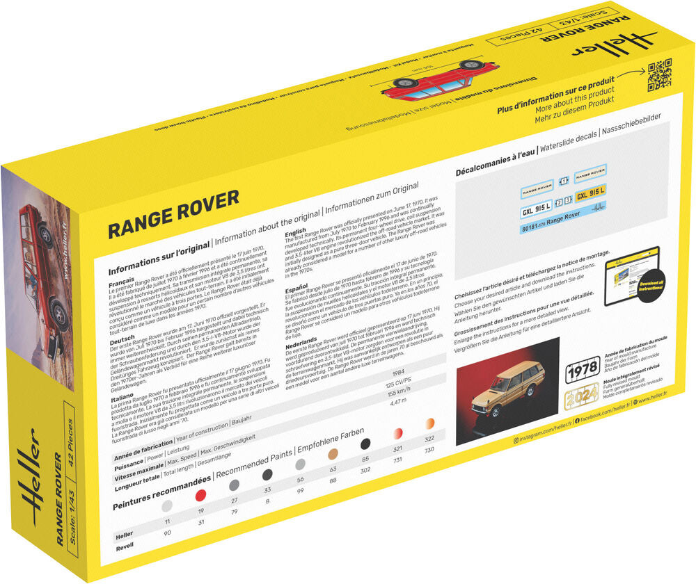 STARTER KIT Range Rover