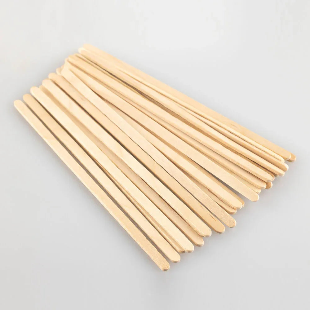 Wooden paint stirring sticks (25 pieces) - PremiumHobby