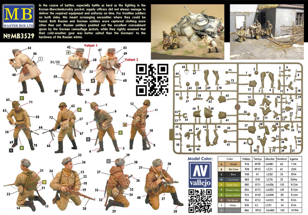 Russische Infanterie Korsun 1944 Photo for the Newspaper