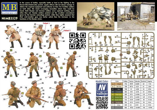 Russische Infanterie Korsun 1944 Photo for the Newspaper