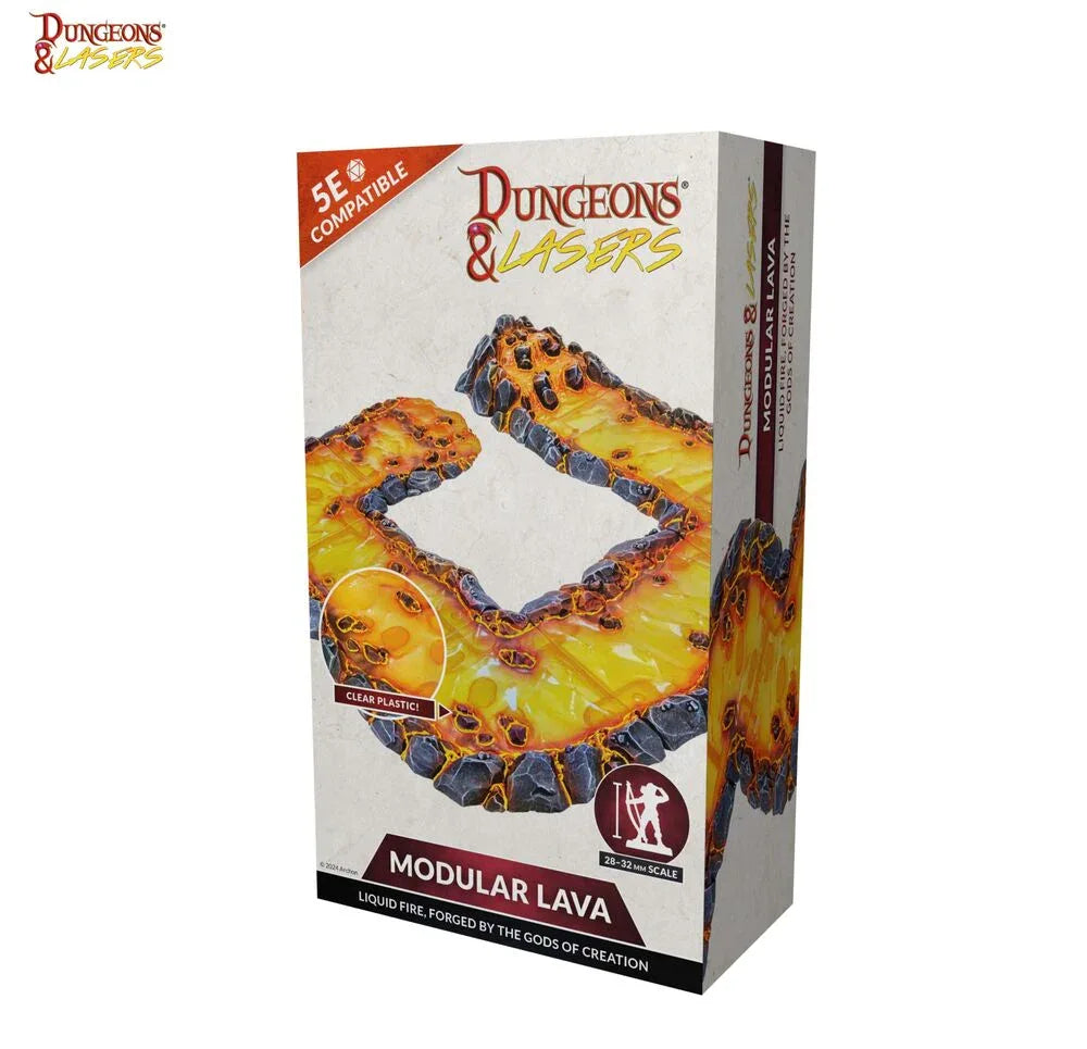 Dungeons & Lasers Expansion Set: MODULAR LAVA - PremiumHobby