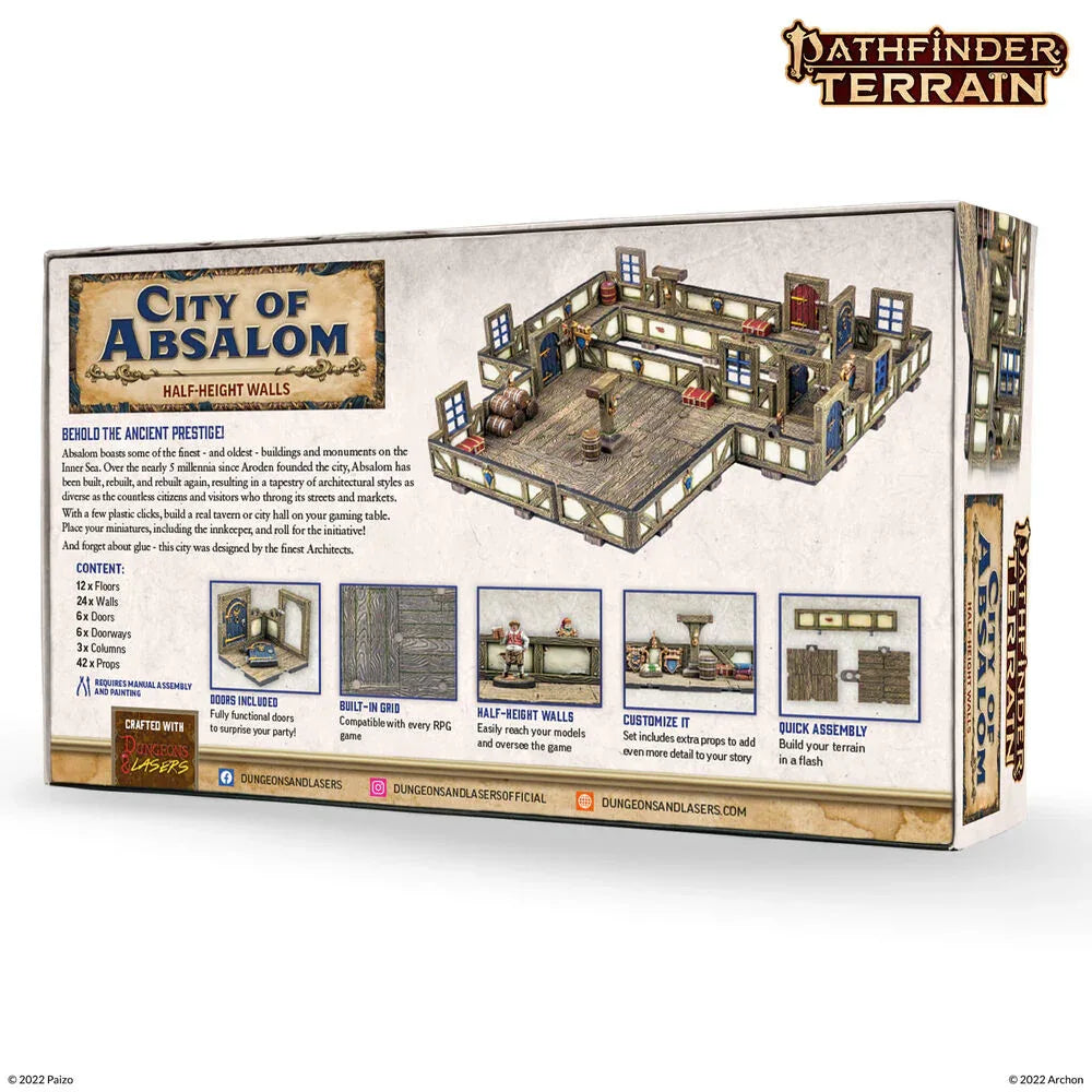 Dungeons & Lasers PATHFINDER TERRAIN: CITY OF ABSALOM - PremiumHobby