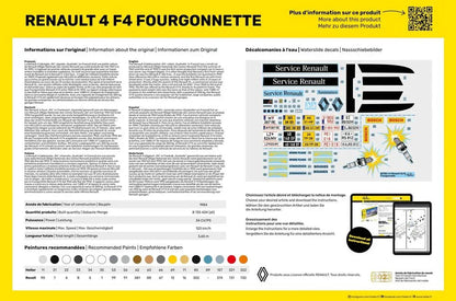 STARTER KIT Renault 4 F4 Fourgonette - PremiumHobby