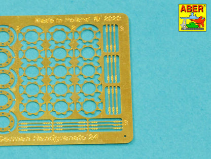 German Stielhandgranate 24 –set of 15 pcs. Metal and wood  parts