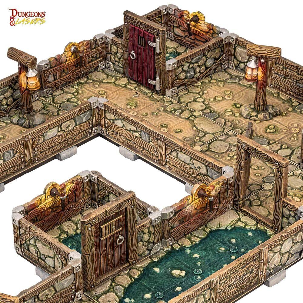 Dungeons & Lasers Dwarven Mine Half-Height Walls - PremiumHobby