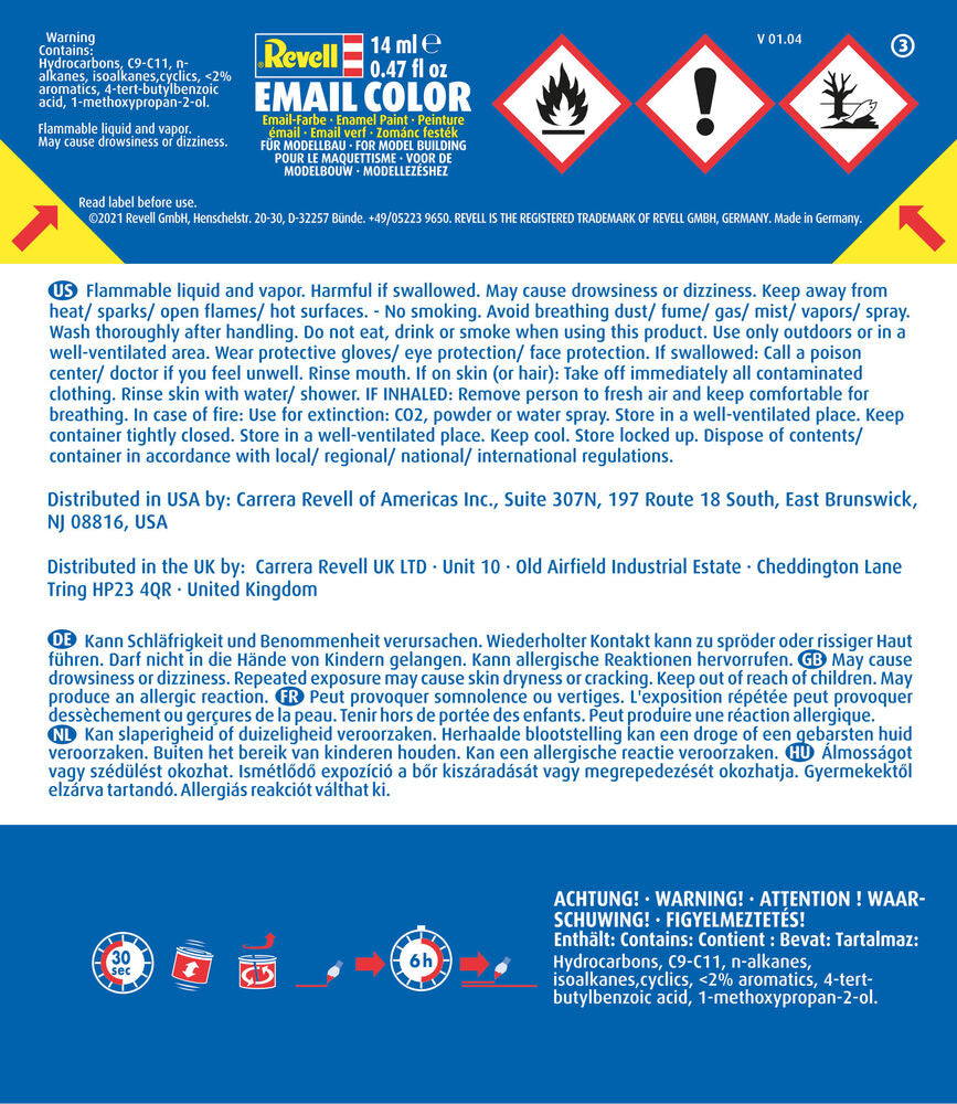 Revell Enamel messing, metallic