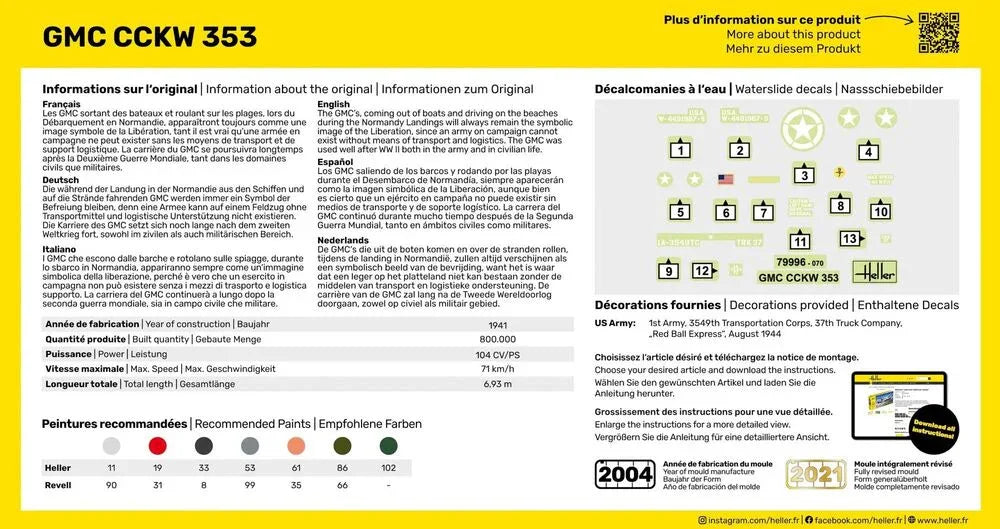 STARTER KIT GMC CCKW 353 - PremiumHobby