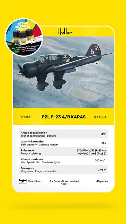 STARTER KIT PZL 23 Karas - PremiumHobby