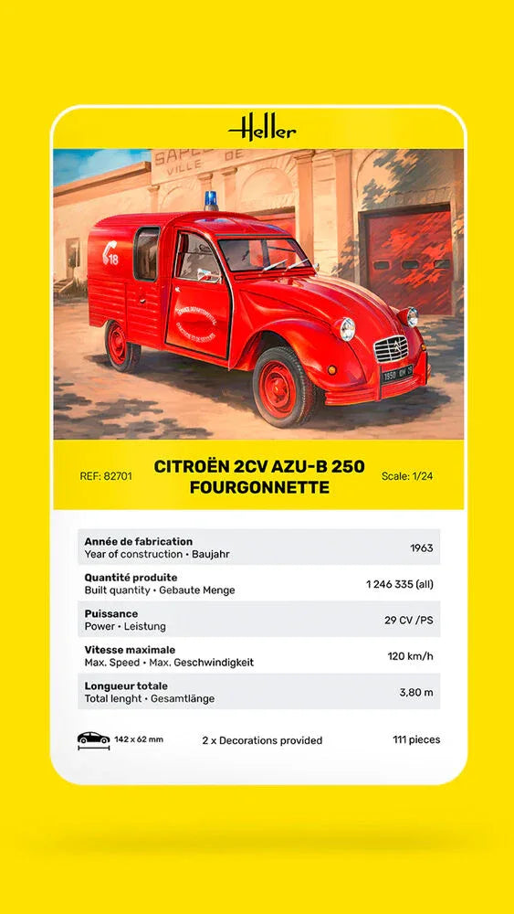 Citroen 2CV AZU-B 250 Fourgonnette - PremiumHobby