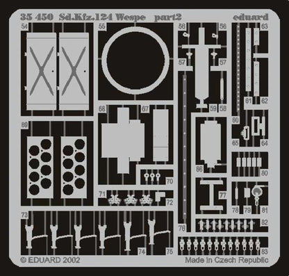 Sd.Kfz.142 Wespe mit Haubitze FH18/2 Fotoätzsatz