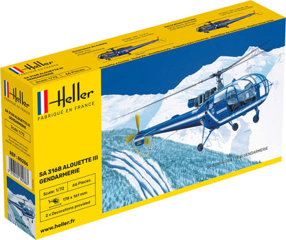 SA 316 Alouette III Gendarmerie - PremiumHobby