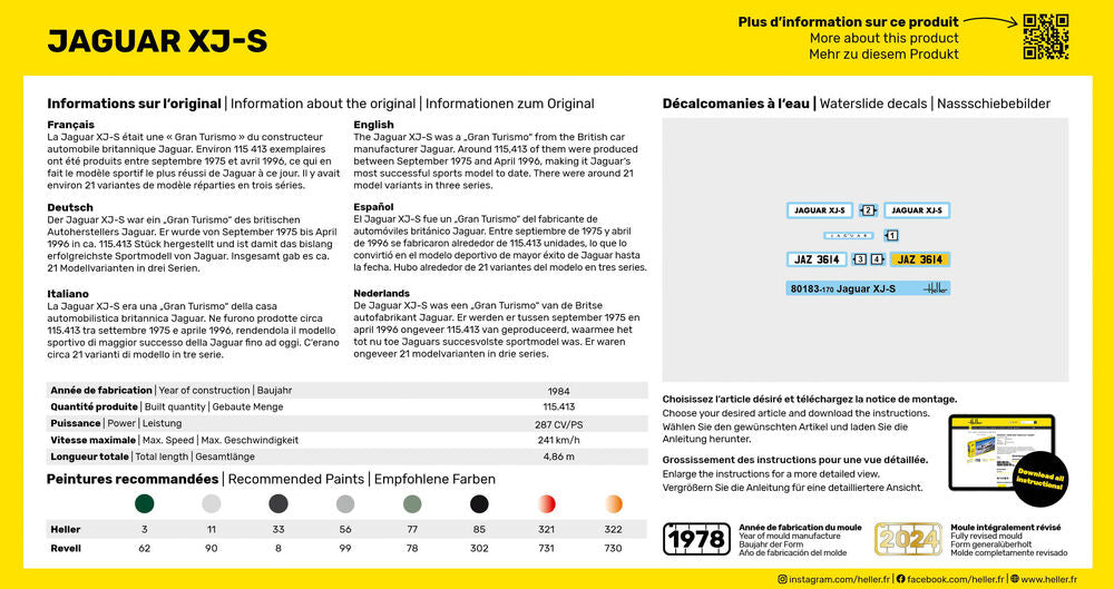 STARTER KIT Jaguar XJ-S