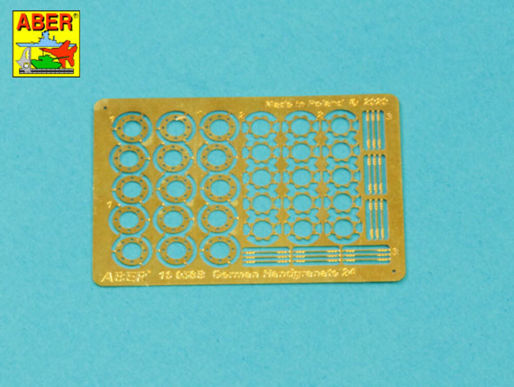 German Stielhandgranate 24 –set of 15 pcs. Metal and wood  parts