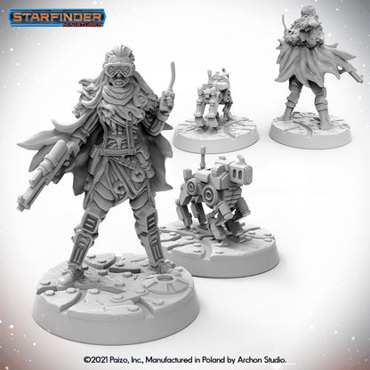 Masters of the Universe Miniatures: ANDROID MECHANIC (with mechanic's drone)