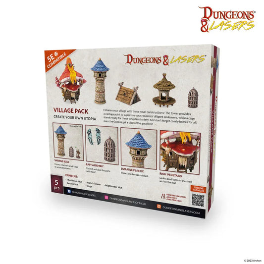 Dungeons & Lasers Expansion Set: VILLAGE PACK