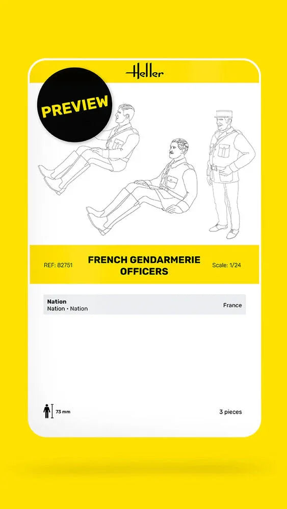French Gendarmerie Officers - PremiumHobby