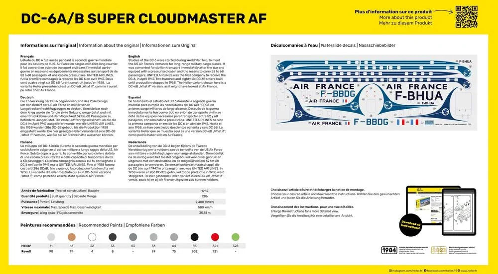 STARTER KIT DC6 Super Cloudmaster AF - PremiumHobby