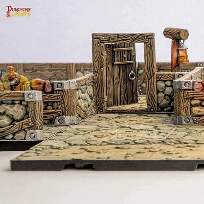 Dungeons & Lasers Dwarven Mine Half-Height Walls - PremiumHobby