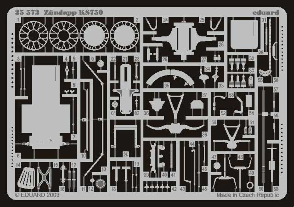 BMW R75 / Zünddapp KS750 Fotoätzsatz