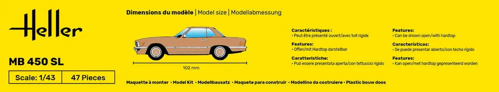 MB 450 SL - PremiumHobby