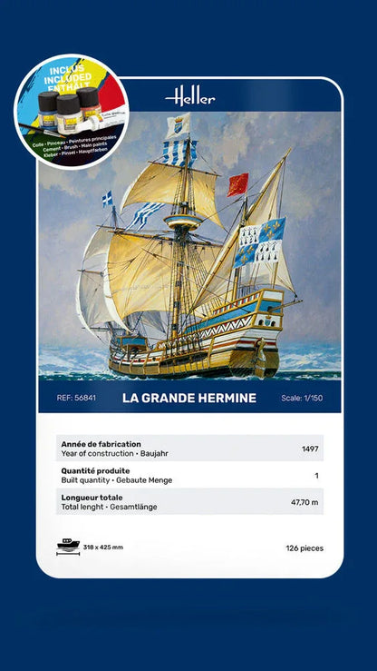 STARTER KIT La Grande Hermine - PremiumHobby