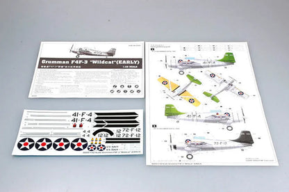 Grumman F4F- 3 ''Wildcat'' (Early) - PremiumHobby