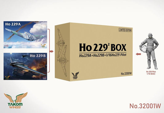 Ho 229² BOX Ho229A+Ho229B+1/16Ho229 Pilot (Limited edition)