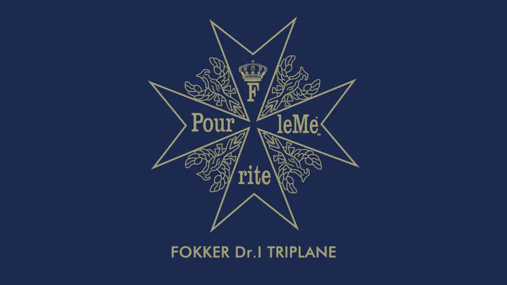 Fokker Dr.I Triplane&Blue Max Medal(Lim.Edit,inc.one colle-class replic o.BlueMa - PremiumHobby