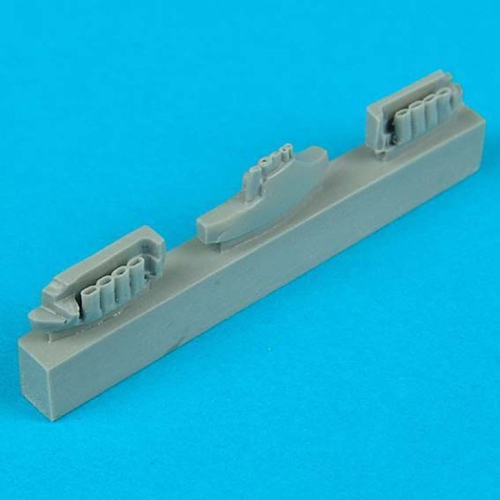 Fw 190A-3 exhaust für Tamiya Bausatz