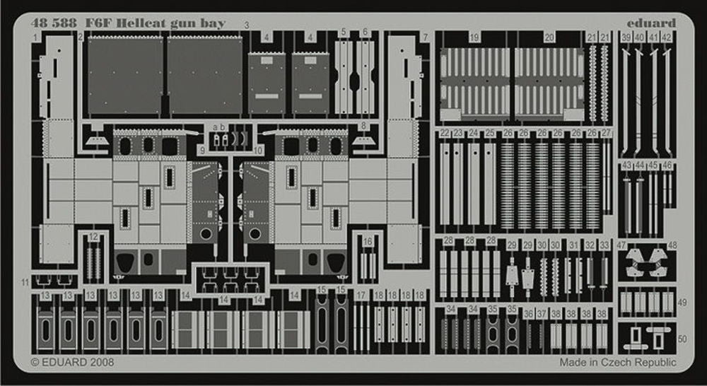 F6F Hellcat gun bay für Eduard Bausatz