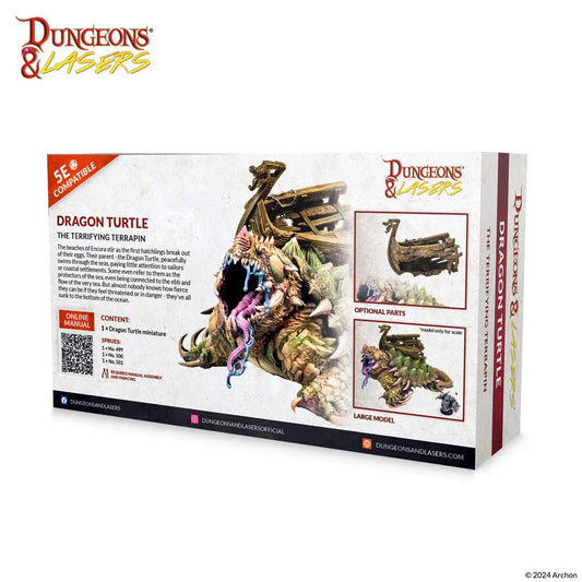 Dungeons & Lasers Miniatures: DRAGON TURTLE