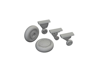 F4F-4 w/ early wheels LööKplus  ACADEMY