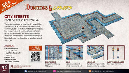 Dungeons & Lasers Expansion Set: CITY STREETS - PremiumHobby