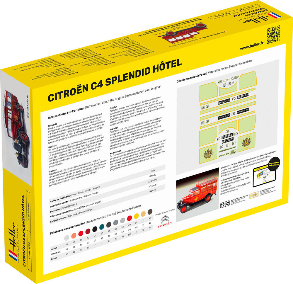 STARTER KIT Citroen C4 "Splendid Hotel"