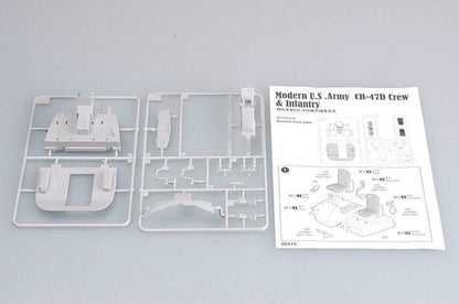 Modern U.S. Army CH-47D Crew & Infantry