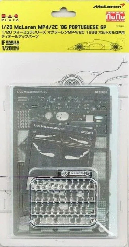 McLaren MP4/2C 86 Portuguese GP,Detail-UP Parts - PremiumHobby